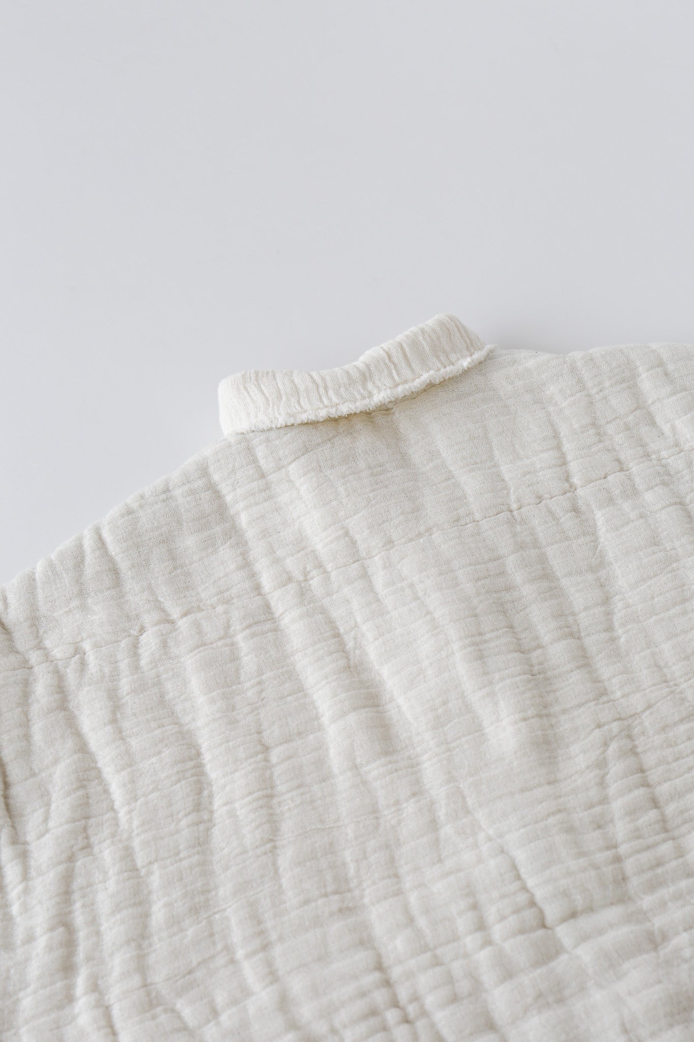 6重ガーゼ ジャケット 生成り