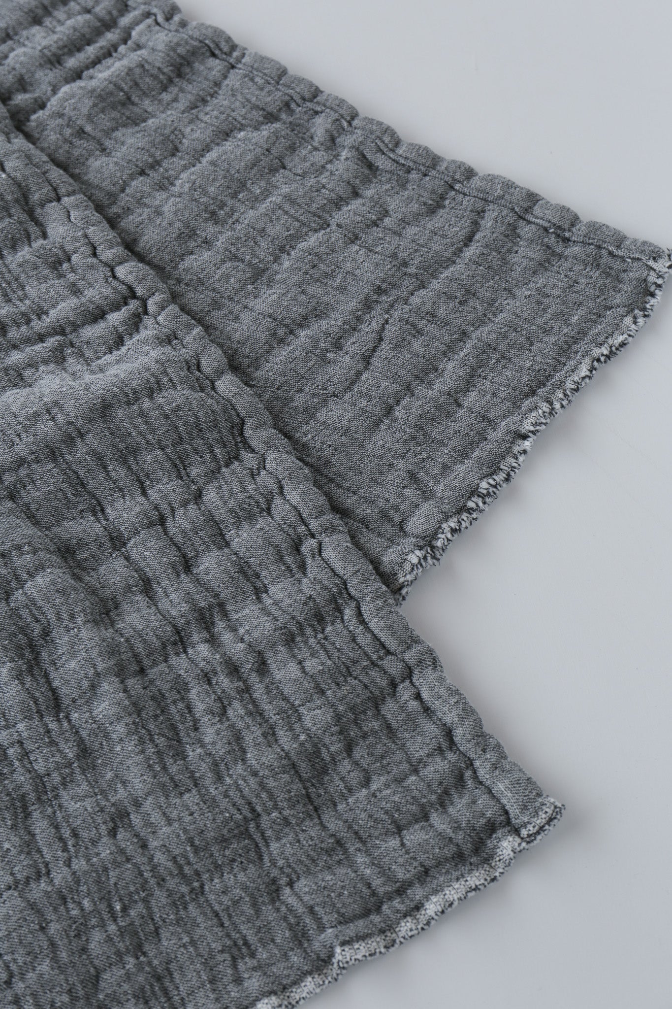 6重ガーゼ ブランケット 灰色