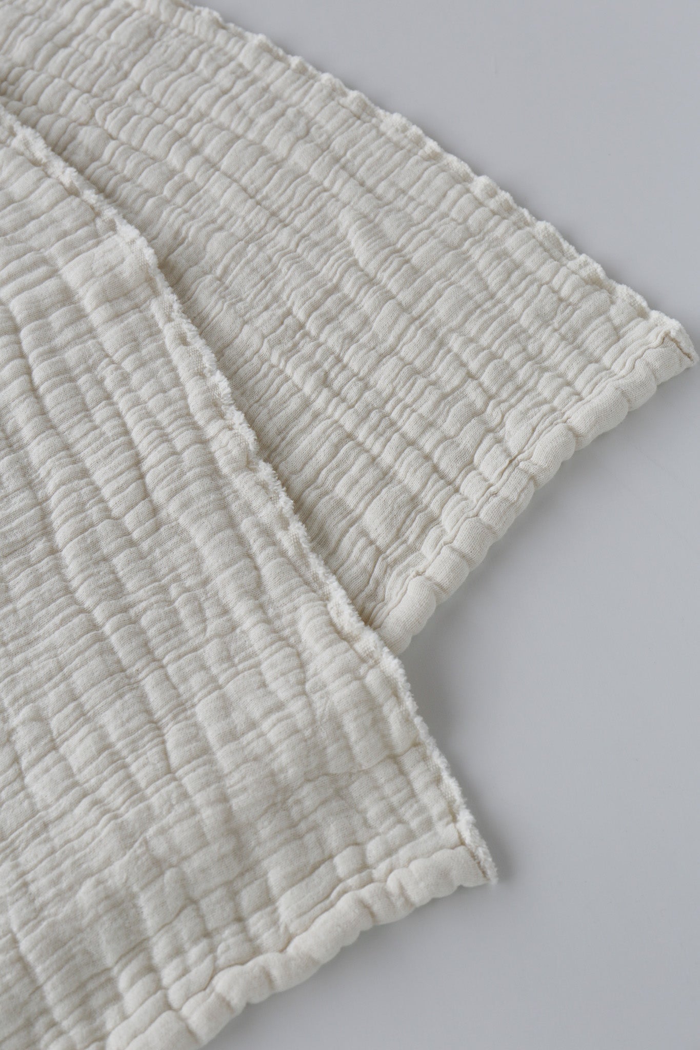 6重ガーゼ ブランケット 生成り